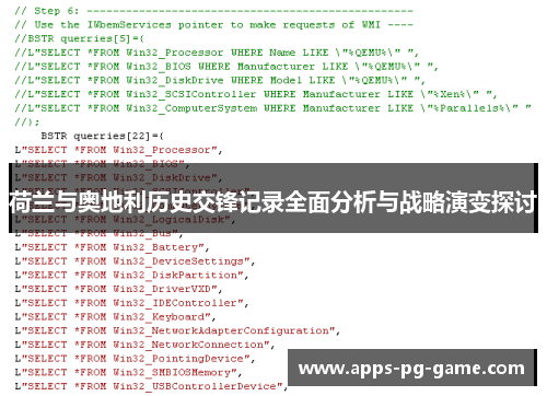 荷兰与奥地利历史交锋记录全面分析与战略演变探讨