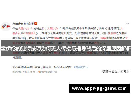 霍伊伦的独特技巧为何无人传授与指导背后的深层原因解析